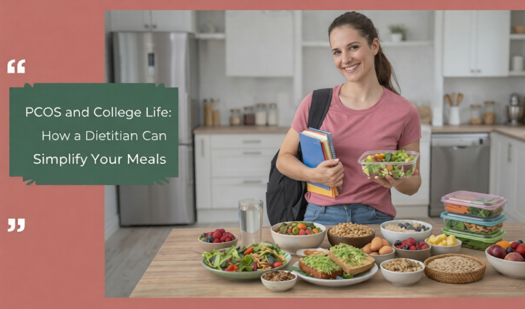 PCOS and College Life: How a Dietitian Can Simplify Your Meals Dietician in Mumbai