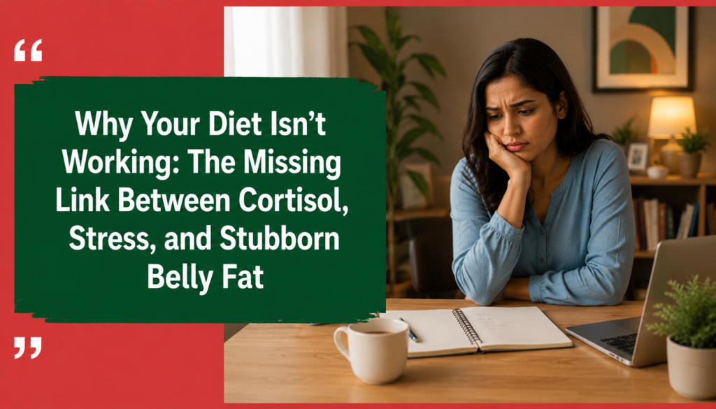Why Your Diet Isn't Working: The Missing Link Between Cortisol, Stress, and Stubborn Belly Fat Dietician in Mumbai