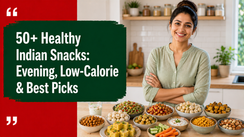 Healthy Indian snacks