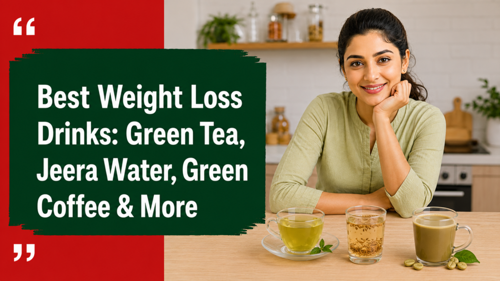 Best Weight Loss Drinks: Green Tea, Jeera Water, Green Coffee & More Best Weight loss drinks