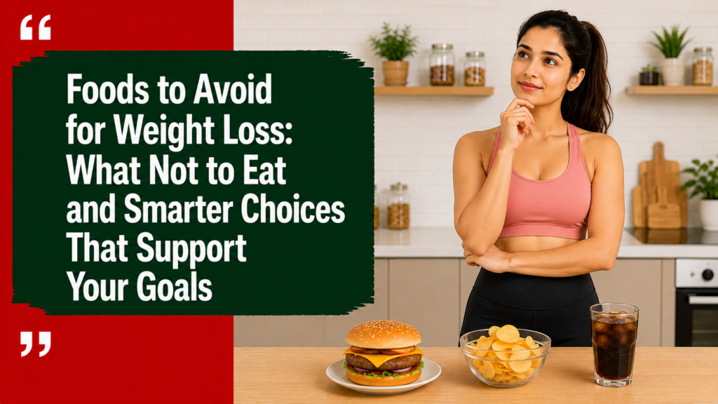 Food to avoid for weight loss