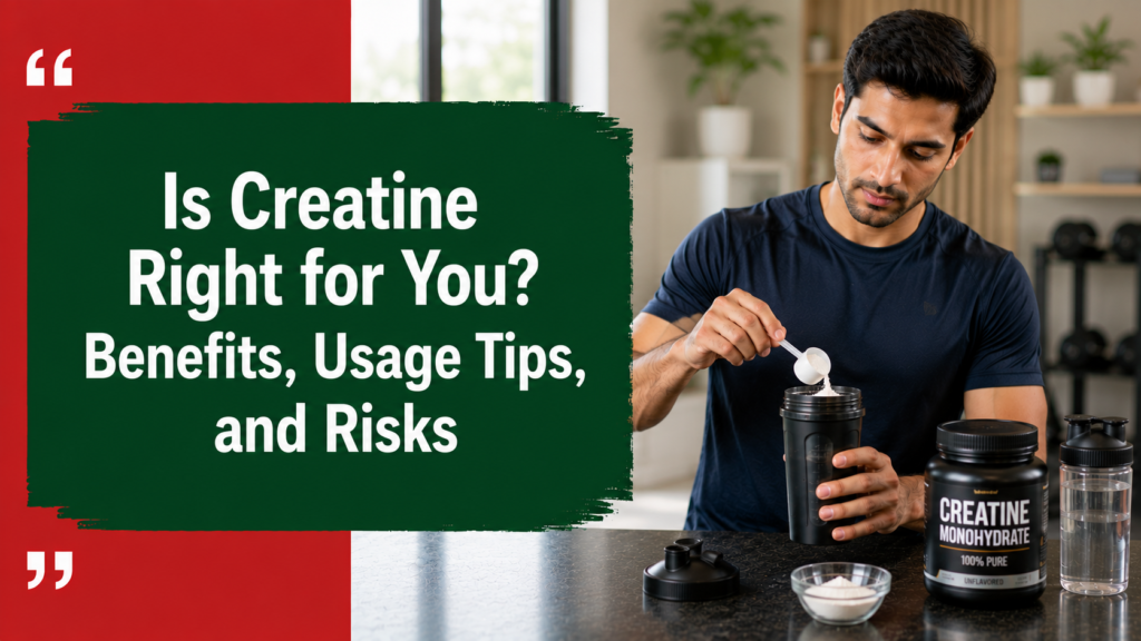 Is Creatine Right for You? Benefits, Usage Tips, and Risks Use of Creatine