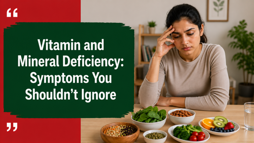 Vitamin mineral deficiency