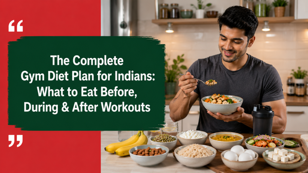 The Complete Gym Diet Plan for Indians: What to Eat Before, During & After Workouts Dietician in Mumbai