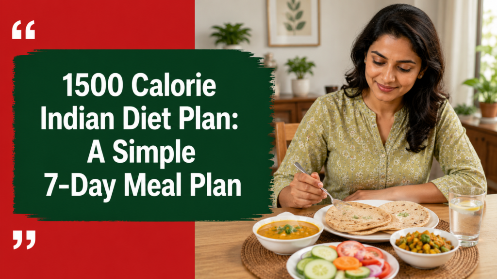 1500 Calorie Indian Diet Plan: A Simple 7-Day Meal Plan Dietician in Mumbai