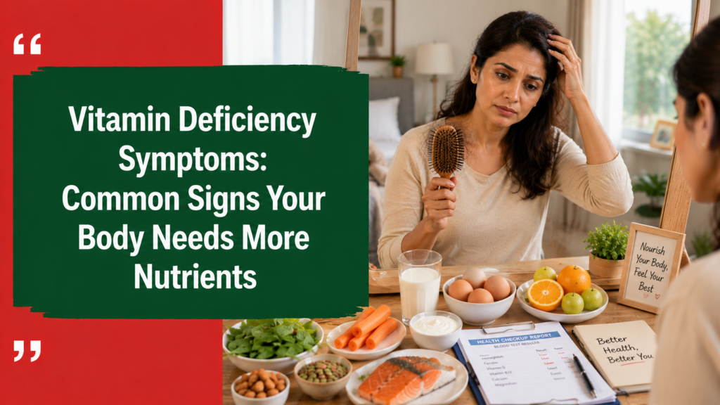 Vitamin Deficiency Symptoms: Common Signs Your Body Needs More Nutrients Dietician in Mumbai