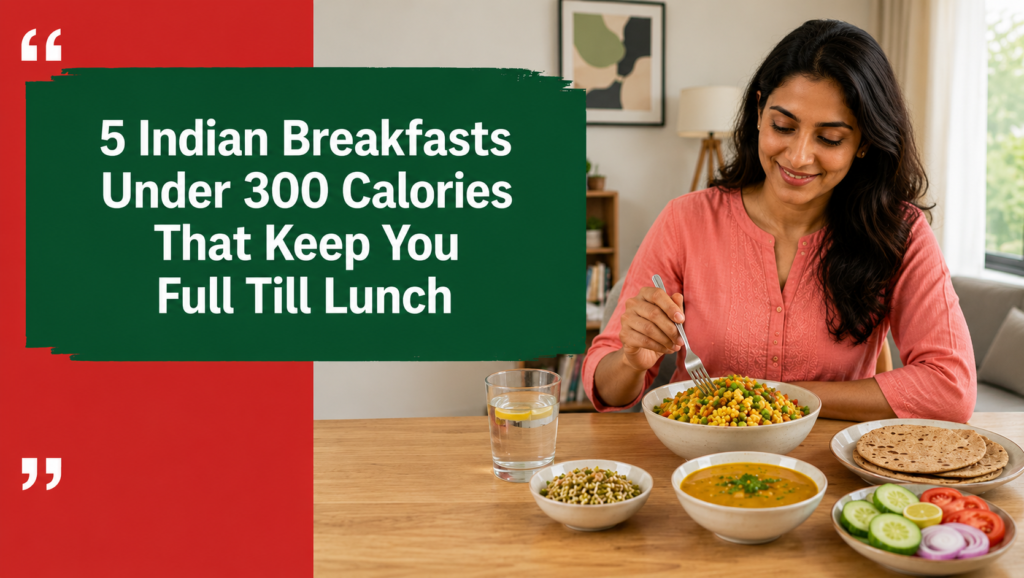 5 Indian Breakfasts Under 300 Calories That Keep You Full Till Lunch Dietician in Mumbai